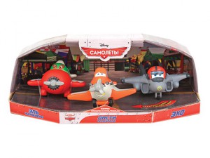 Детская игрушка Самолеты Дасти озвученный, Чупакабра и Эхо, в коробке TM DISNEY